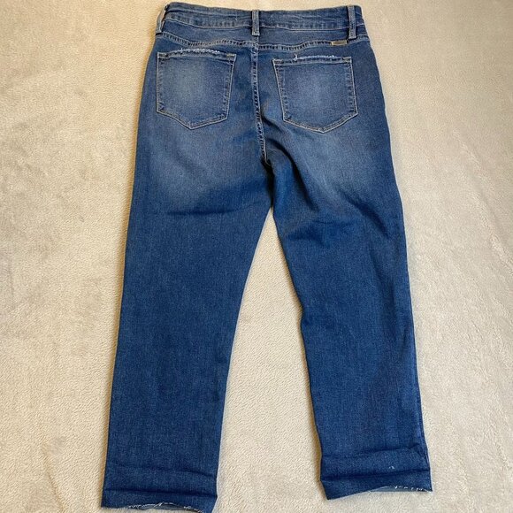 KanCan Women's Jeans Size 31 High Rise Button Fly Medium Wash Straight-Leg Denim - Picture 11 of 12